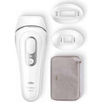 Braun Silk expert Pro 3 PL3230 - IPL Voor Vrouwen, Thuis Pulsed Light Epilator, Wit/Zilver