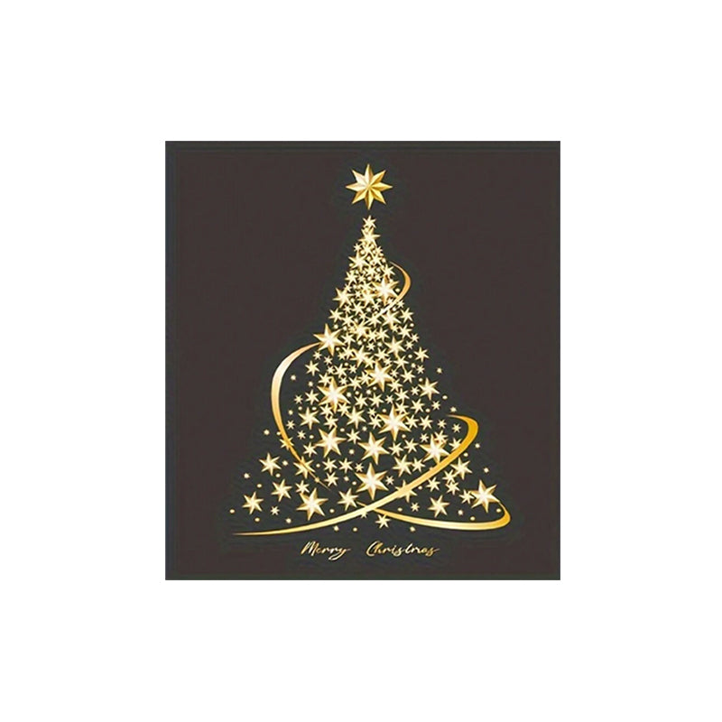 Christmas tree window stickers 0