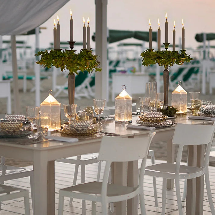 GlanzAura Kristalllampe | Kabellos & Dimmbar | Tragbares Lichtobjekt | Warmweiß 2