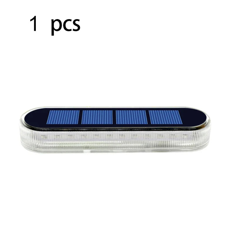 Stellora Solarlicht | 360° LED Stufenbeleuchtung | IP68 | Warm-/KaltweiĆ/Blau | 10h Laufzeit 0