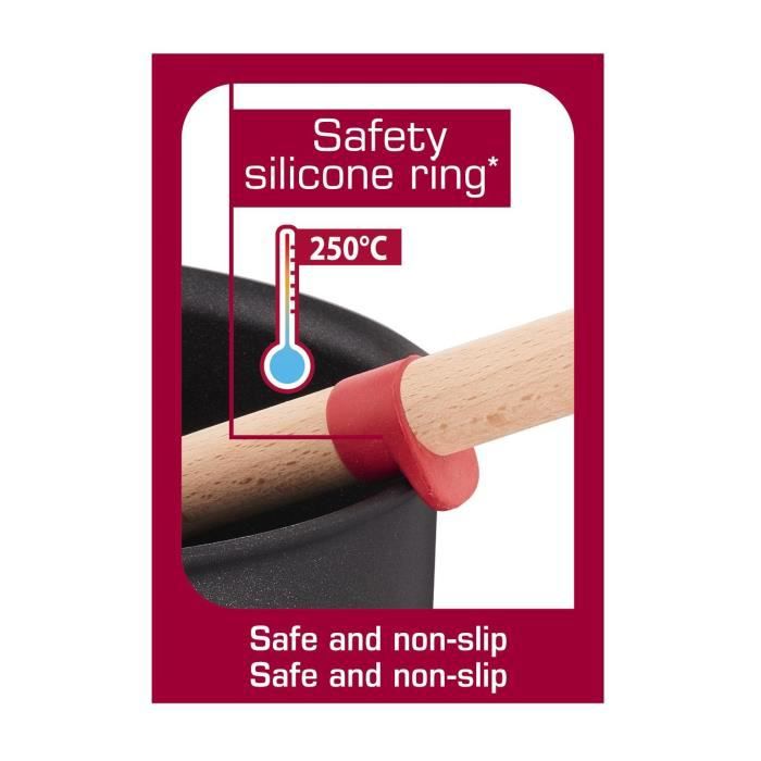 TEFAL INGENIO Lepel K1180214 zwart en rood