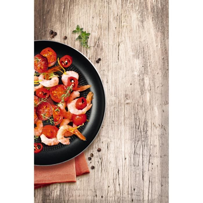 TEFAL Ingenio hoekschep - Beukenhout en platina siliconen - 32 cm