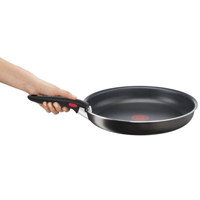 Tefal L1500402 Ingenio Easy Plus Koekenpan 24 cm, anti-aanbak, handvat apart verkocht, alle vuren behalve inductie