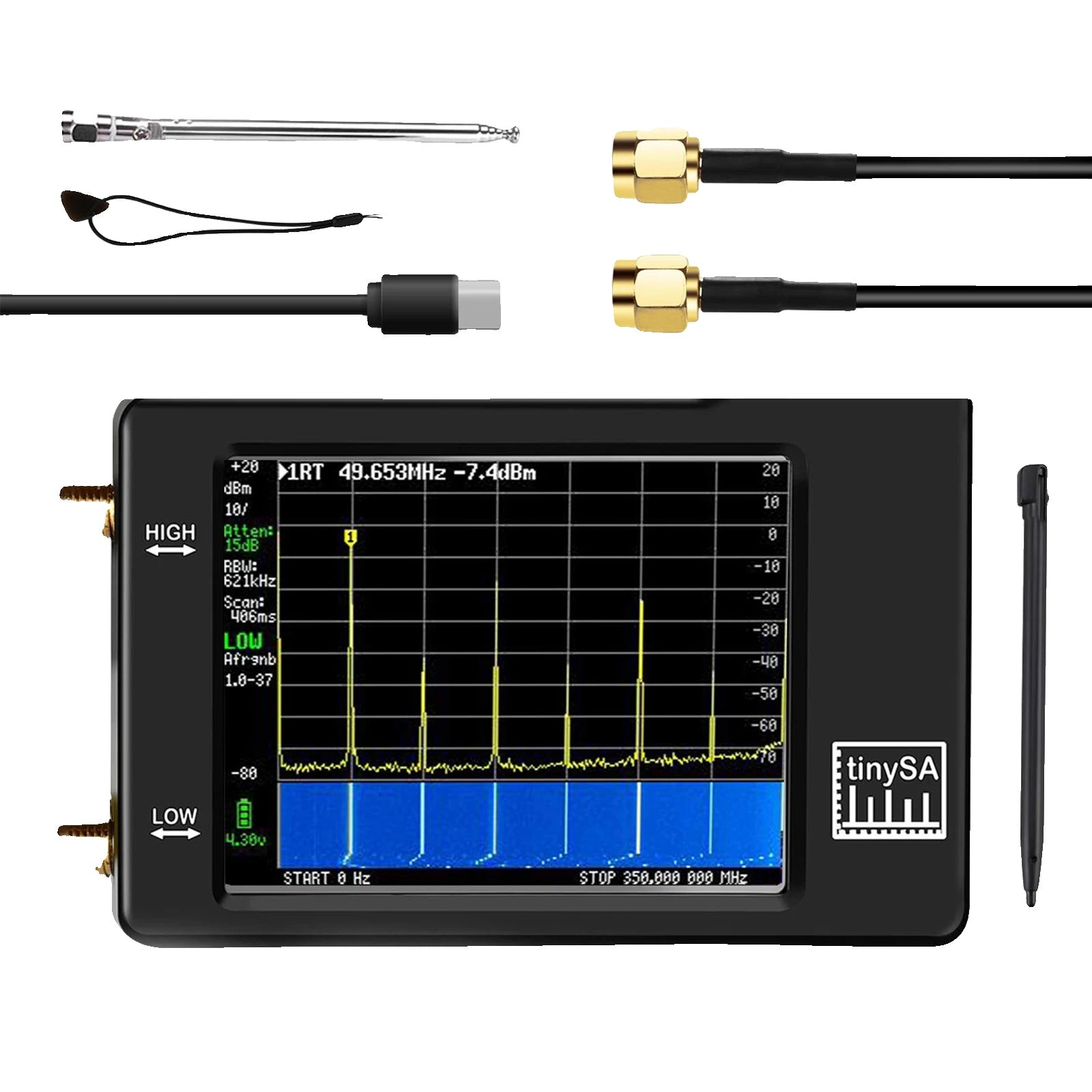 Portable Spectrum Analyzer, Compact Design, Wide Frequency Range