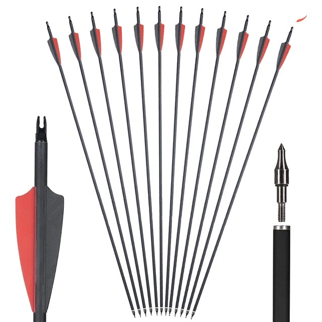 Carbon Arrows, 30 Inch, 500 Spine