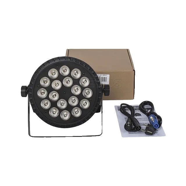 LED Par Verlichting, Waterdicht, RGBWA+UV, DMX 6/10 Kanalen