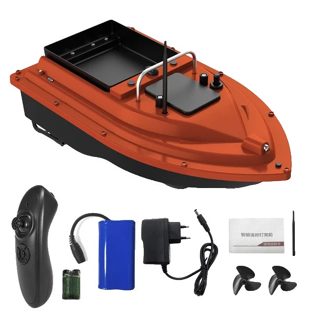 GPS Fishing Bait Boat, Large Bait Container, Long Remote Range