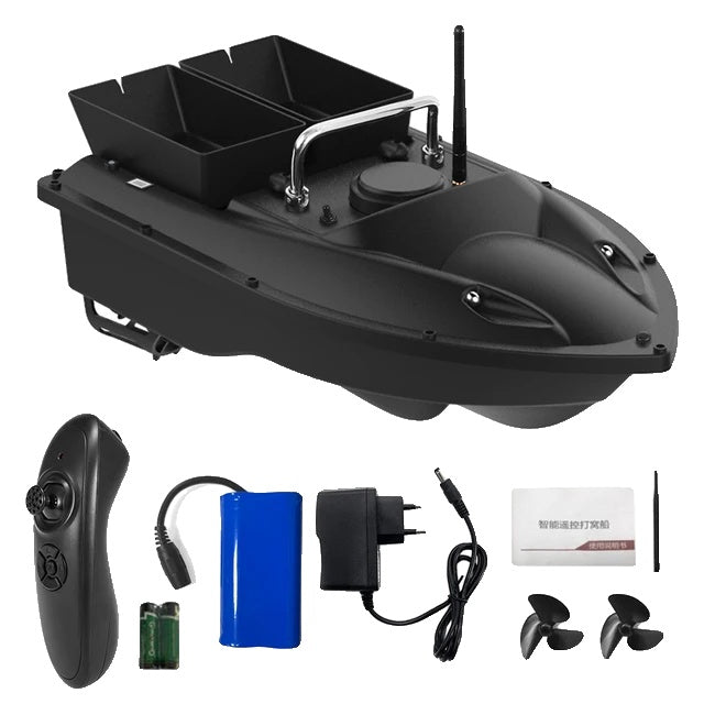 GPS Fishing Bait Boat, Large Bait Container, Long Remote Range