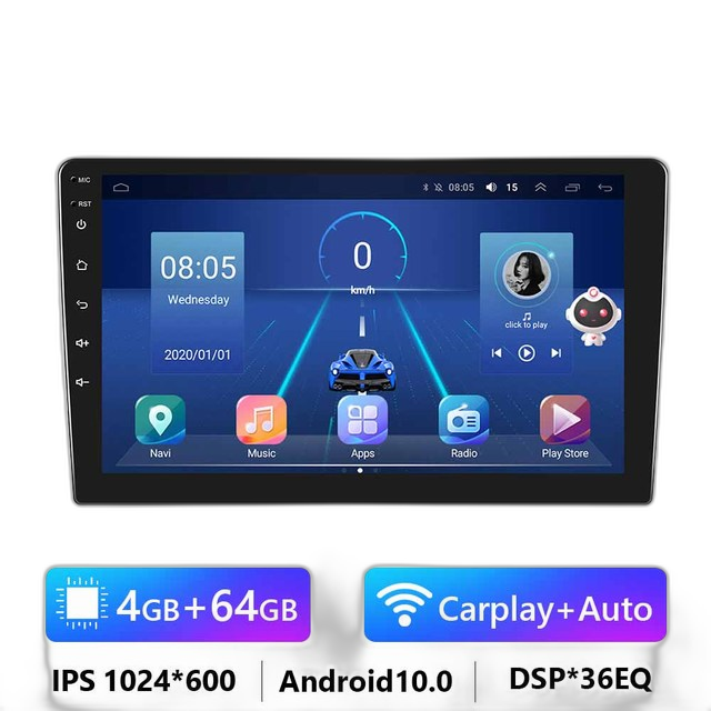 7/9/10.1 2Din Android Auto Radio - 8G 128G Multimedia Video Speler