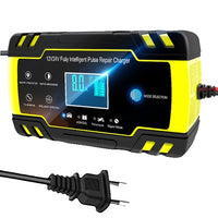 Car Battery Charger, 8A Fast Charge, LCD Display