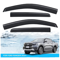 Ford Ranger Raptor 2023 Accessoires, Weathershield Ontwerp, Dubbele Cabine Pasvorm