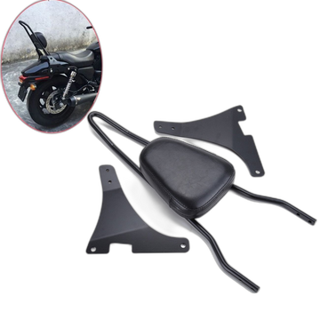 Rear Passenger Sissy Bar Backrest - Black for Harley Davidson