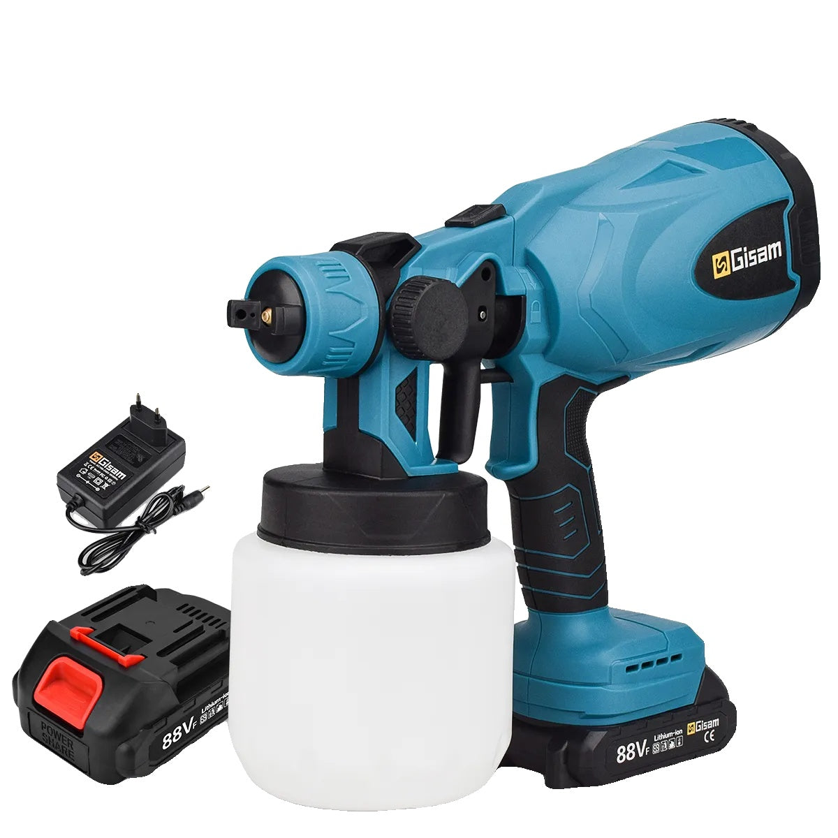 Cordless Paint Sprayer, 800ML, Compatible with Makita 18V Battery