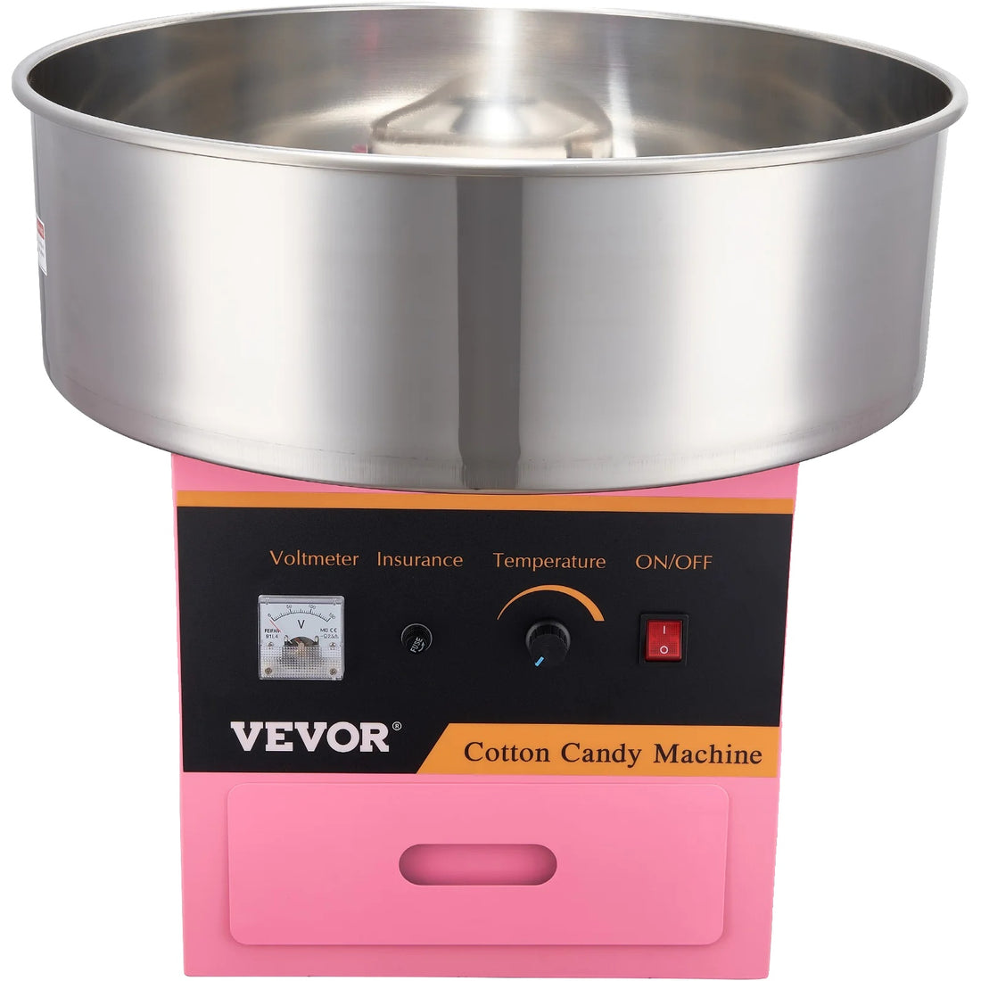 Cotton Candy Machine, Commercial Grade, Stainless Steel Bowl