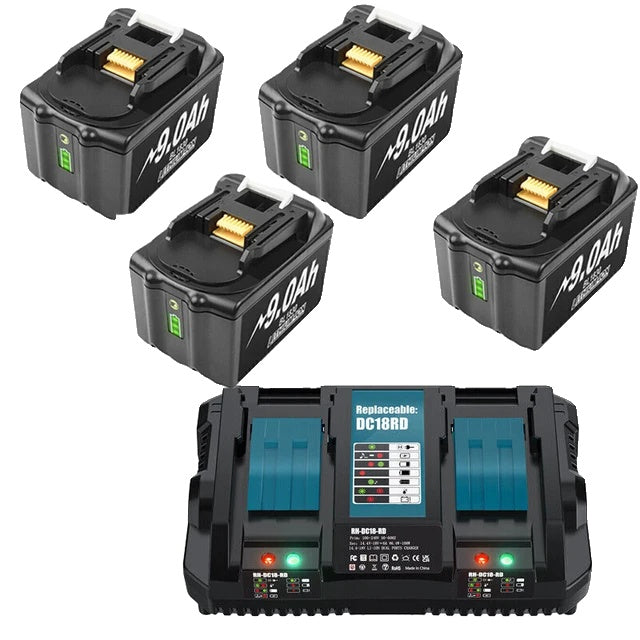 Makita BL1860B Battery, 18V, 90Ah, Long-lasting Power