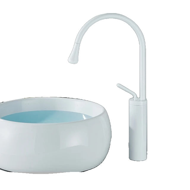 Basin Faucet, 360 Swivel, Waterfall