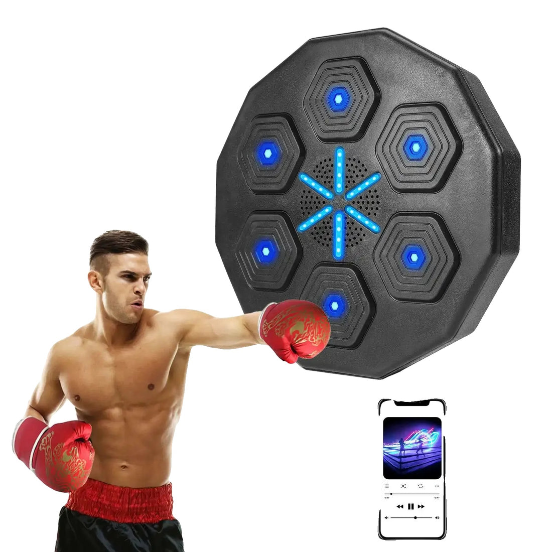 Boxing Trainer, Bluetooth Connectivity, Wall Mounted