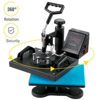 Digital Heat Press Machine, 12x10 Swing Away, Sublimation Transfer