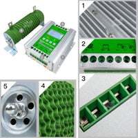 MPPT Wind Solar Hybrid Controller, 1400W Power Capacity, 12V/24V Compatibility