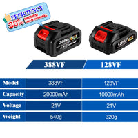 Rechargeable Lithium Battery, 20V, LED Indicator