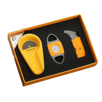 Cigar Accessories Set, Butane Gas Lighter, Cigar Cutter