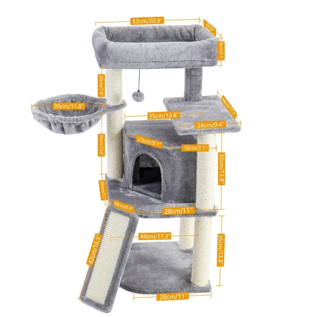 Cat Tree, Multi-Level, Cozy Perches