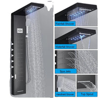 LED Douche Kraan, Waterval Regendouche, Spa Massage Sproeier