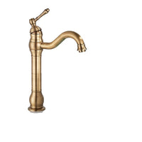 Bathroom Faucet, Brass Construction, Hot and Cold Water Mixer