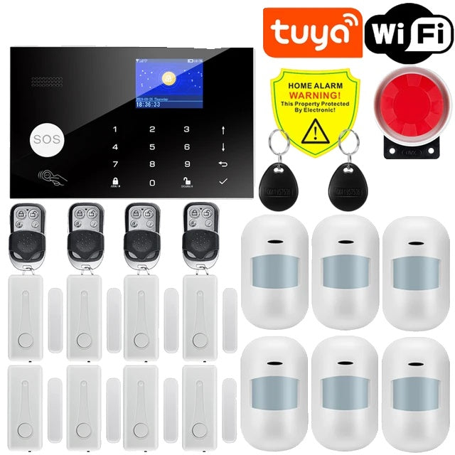 Smart Home Alarm System, Wireless Control, App Integration