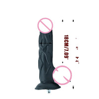 Sex Machine Attachment, VAC-U-Lock, Big Black and Flesh Dildos