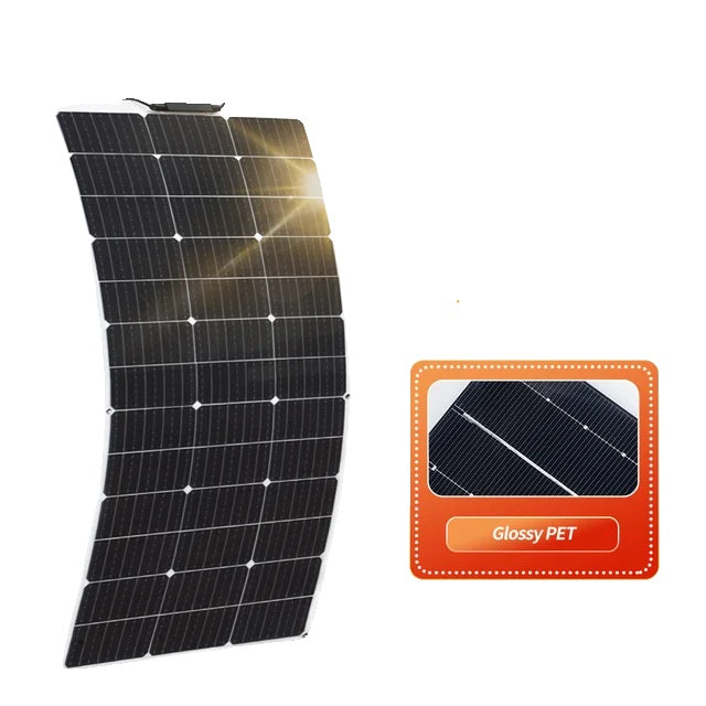 Flexible Solar Panel, 150W, 18v charge