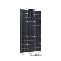 Flexible Solar Panel, 150W, 18v charge