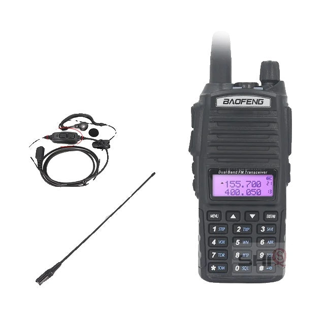 Baofeng UV-82 Walkie Talkie, 8W Power Output, Dual PTT Feature