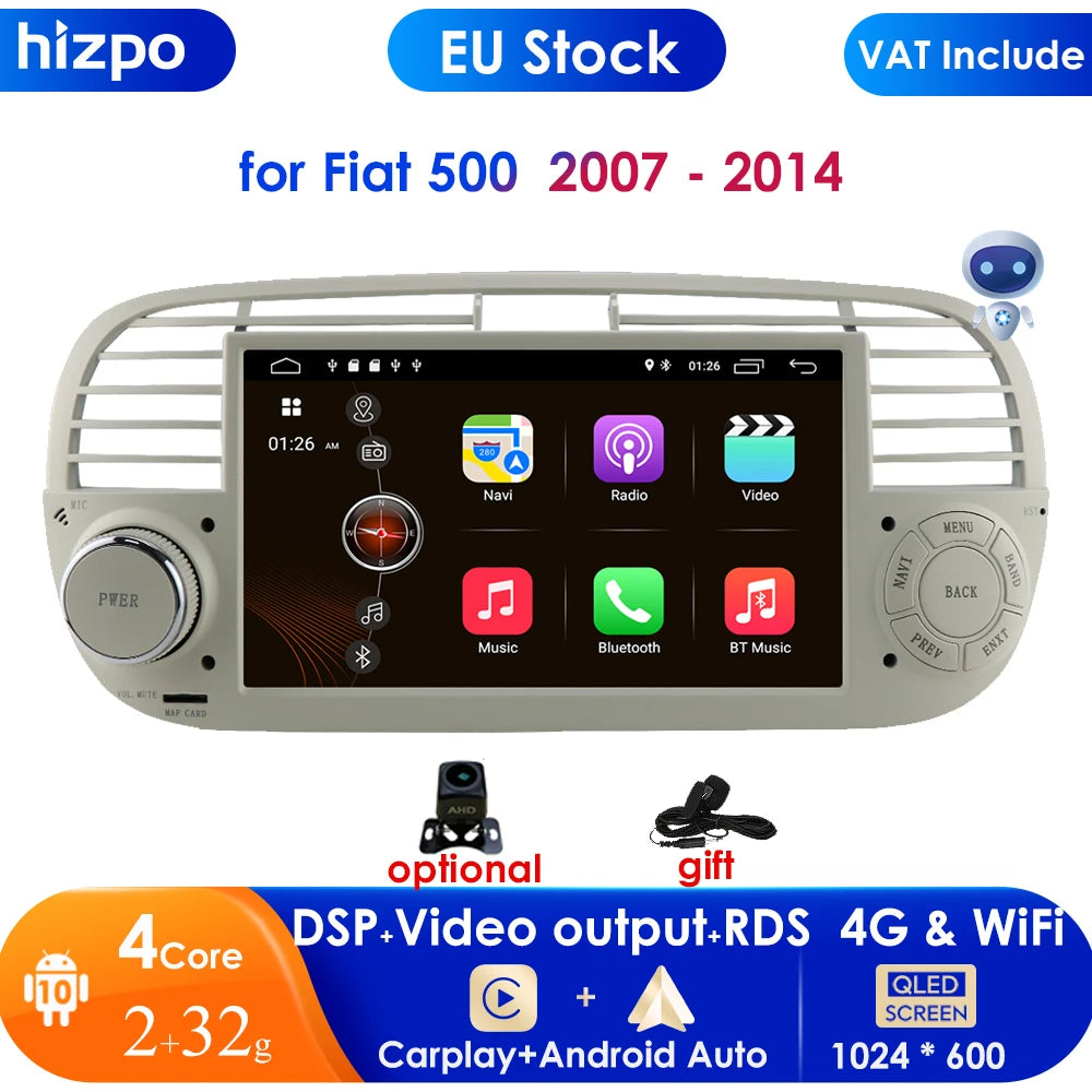 Android Auto Radio, GPS Navigation, Multimedia Player