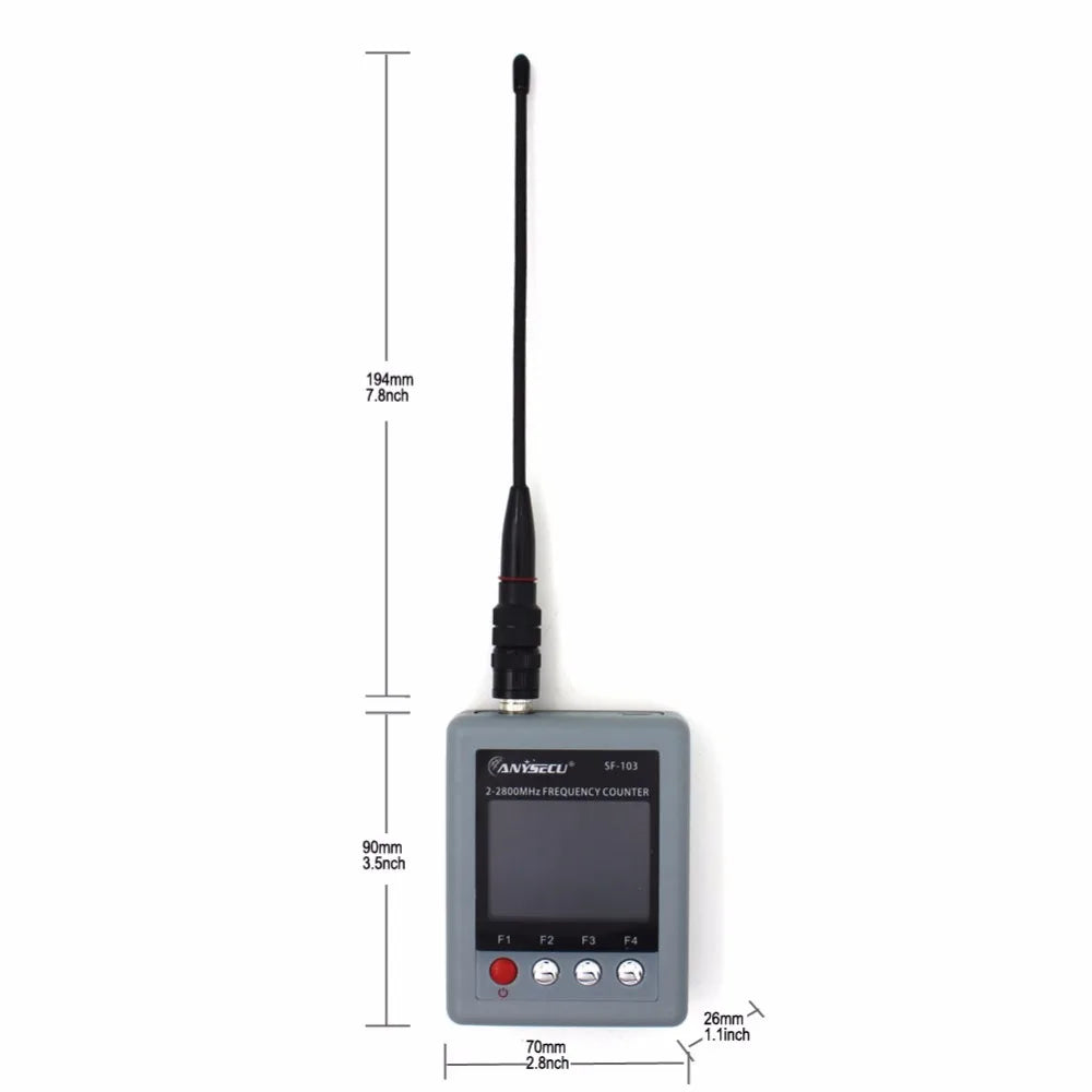 Portable Frequency Counter, Wide Frequency Range, DMR Digital Signal Meter