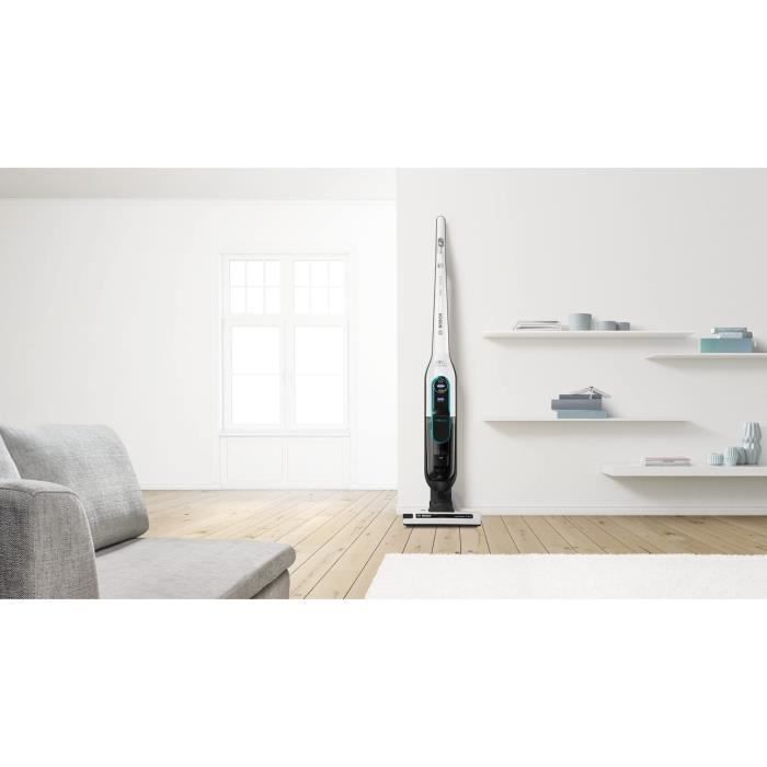 BOSCH BCH86HYG2 - ATHLET - Oplaadbare steelstofzuiger - 6 witte series - 60 min autonomie - 900 ml tank - 2 snelheden en turbo