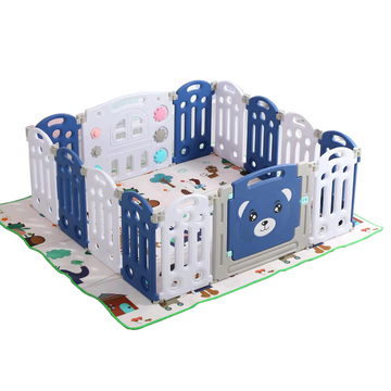 Baby Playpen, 143cm x 150cm, With Crawling Mat, 0-6 Years