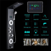 Shower Faucet, LED Temperature Screen, Massage System