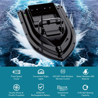 Fishing Bait Boat, Wireless Remote Control, Fish Finder