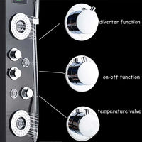 LED Shower Faucet, Temperature Digital Display, Body Massage System