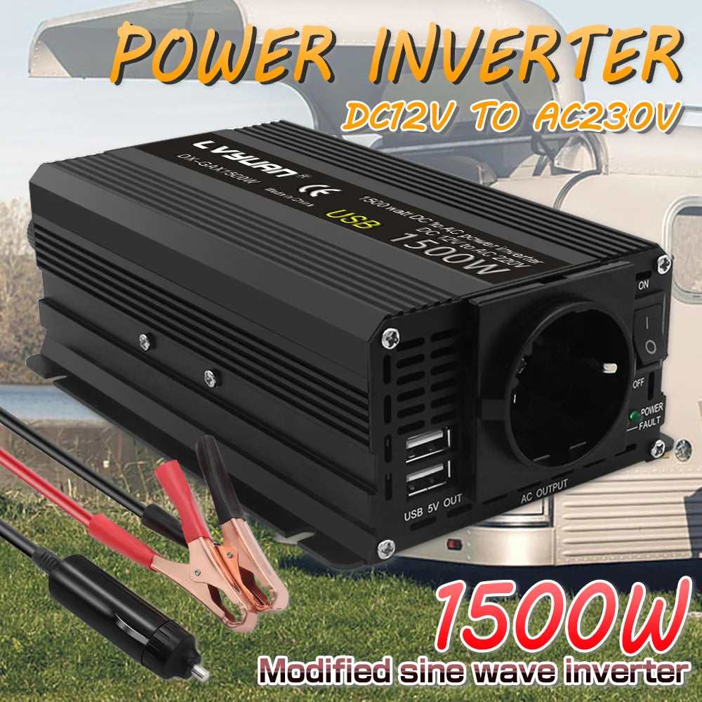 Power Inverter, 12V, 220V