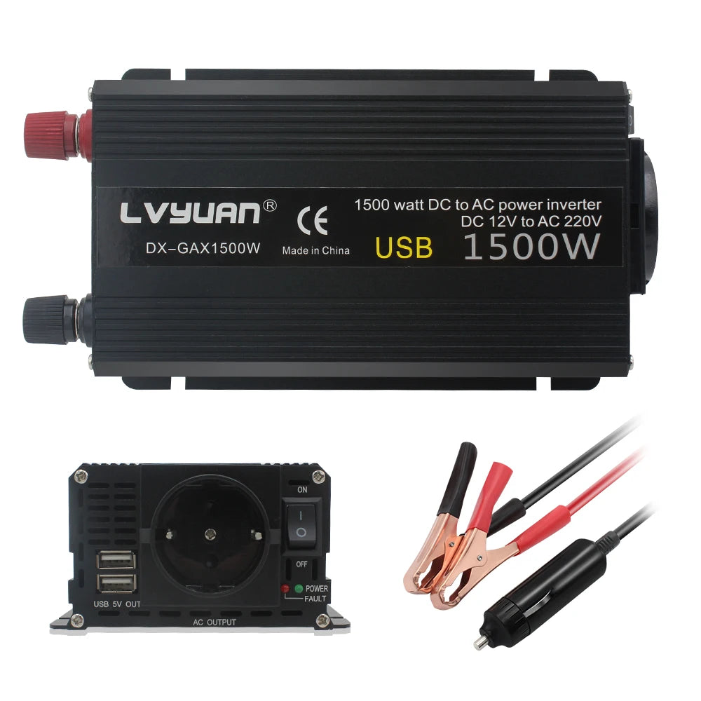 Power Inverter, 12V, 220V