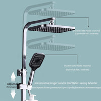 Shower Faucet Set, Brass, Digital Display