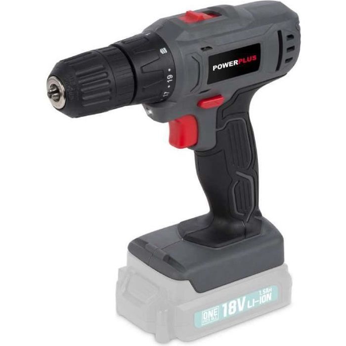 POWER PLUS POWEB1510 Drill driver 18v Li-Ion battery not included