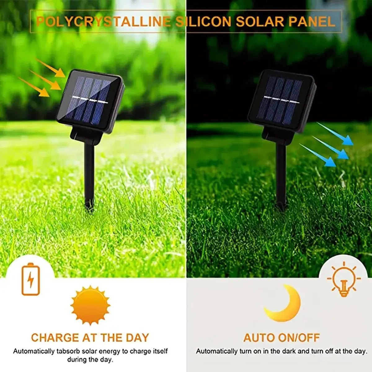 Solithia Libellenlichterkette | Solar | 8 Modi | IP65 Wetterfest | 5m 20 LEDs 5