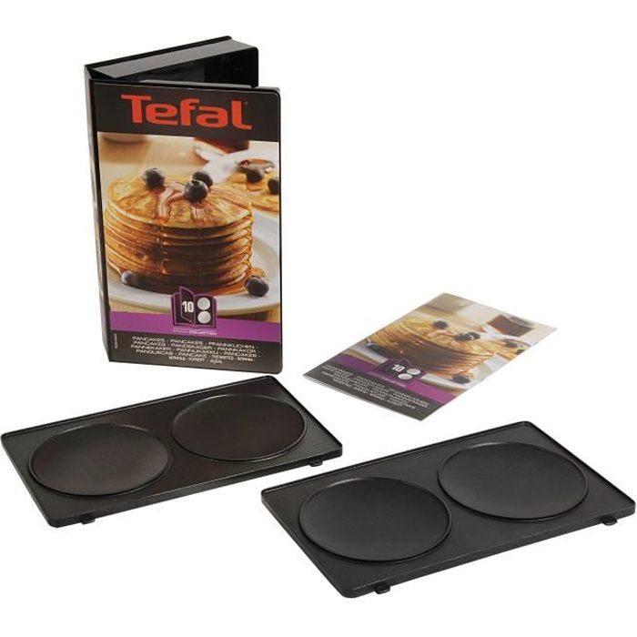 TEFAL Accessories XA801012 Set of 2 plates pancakes Snack Collection