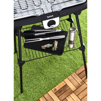 WEASY GBE42 Elektrische BBQ grill om op te staan of op voeten-41,5x24cm-Verstelbare temperatuur-2000W -Verwijderbare tray-Anti-slip voeten