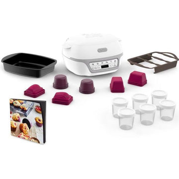 Tefal KD812110 Cake Factory Delights Zilveren Cake, 5 Auto Programma's + Handmatige modus, Accessoires, Toegewijze Toepassing