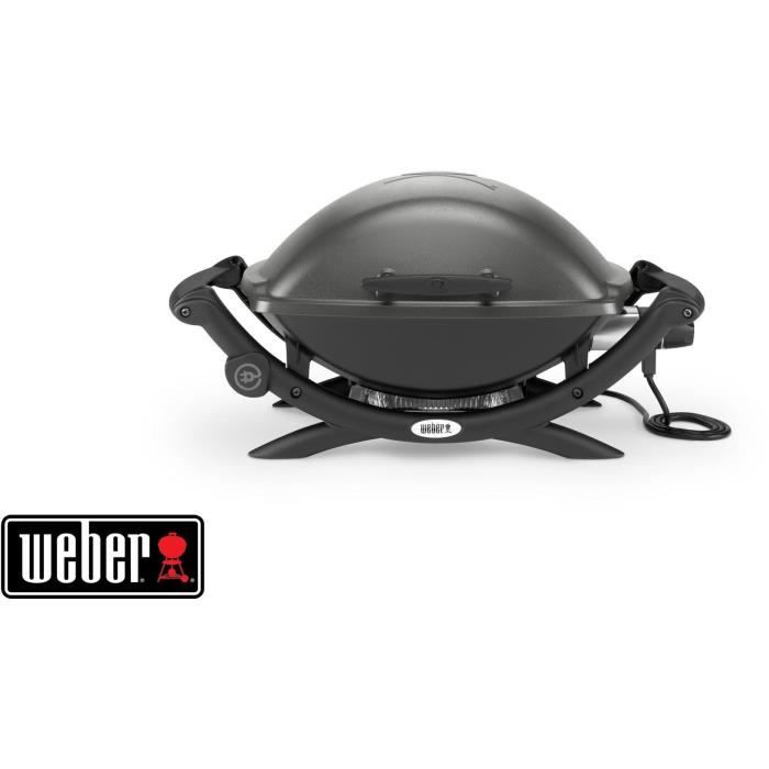 WEBER Electric Barbecue Q 1400 - Black Gray