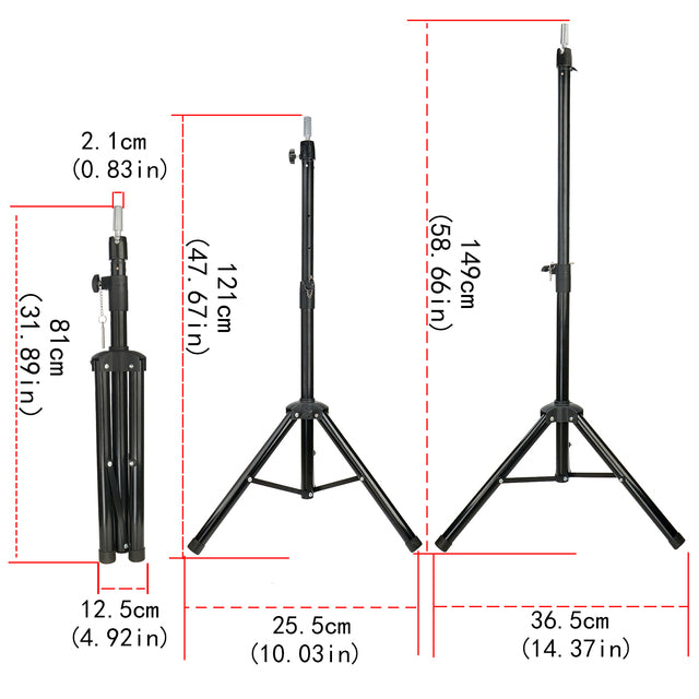 21/22/23 inch Wig Head Mannequin - Canvas Block, Tripod Stand